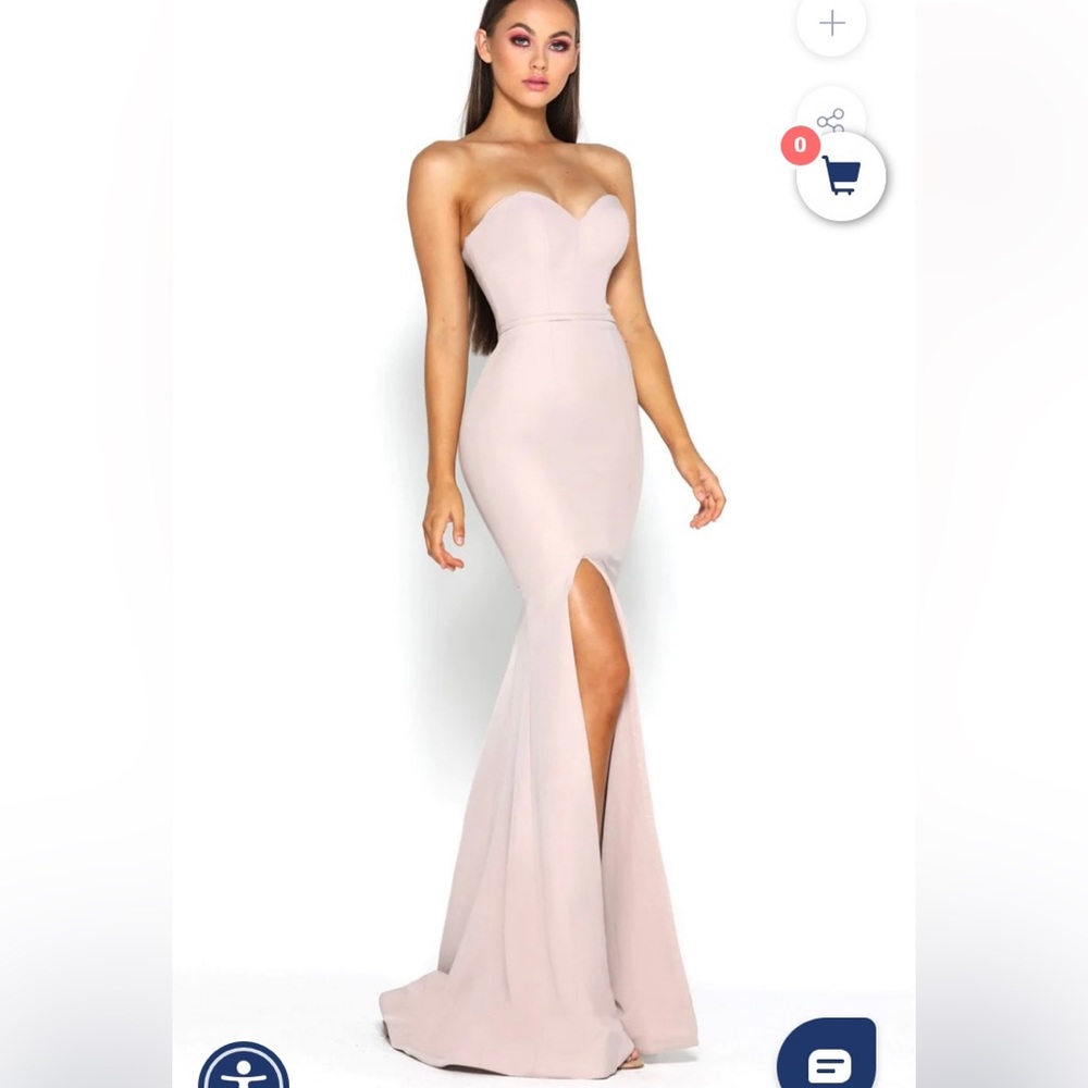 portia&scarlett, gown dress, strapless zize 6